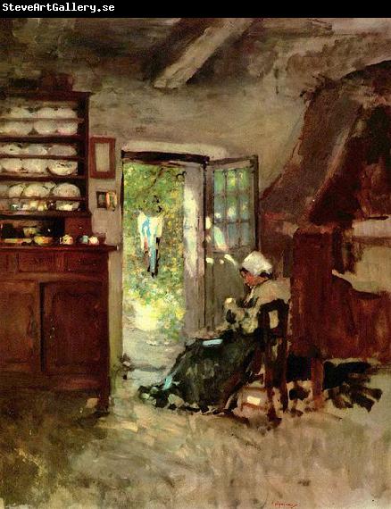 Nicolae Grigorescu Interieur in Vitre